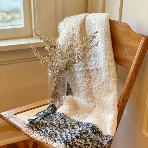 Chunky Knit Fringe Scarf - Picture 5 of 6